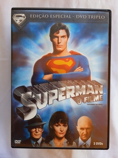 Box Superman Edição de Colecionador - 9 dvds com lata e adesivos - Sebo Casa Laranja
