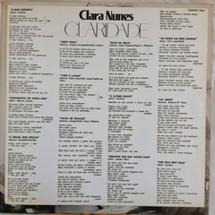 LP CLARA NUNES - CLARIDADE (1975) - COM ENCARTE - loja online