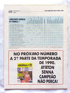 REVISTA HISTÓRIA DA FÓRMULA 1 - N°7 4 ANOS DE EMOÇÃO: DE 1988 A 1991 - comprar online