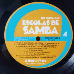 LP História das Escolas de Samba vol.4 na internet