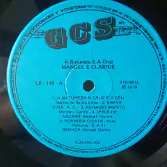 Lp Manoel E Clarice - A Natureza E A Cruz - Sebo Casa Laranja