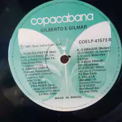 Lp Gilberto E Gilmar - Disco 1981 - Sebo Casa Laranja