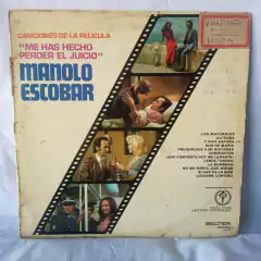 Lp Canciones de La Pelicula Manolo Escobar - Importado