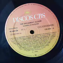 Lp Barbra Streisand - The Broadway album - Sebo Casa Laranja