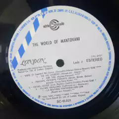 Lp Mantovani E Sua Orquestra- The World of Mantovani - Sebo Casa Laranja