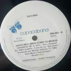 LP Dayana - Disco mix Adeus meu amor na internet