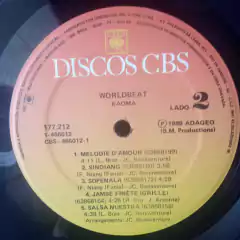 Lp Kaoma - Worldbeat - Sebo Casa Laranja