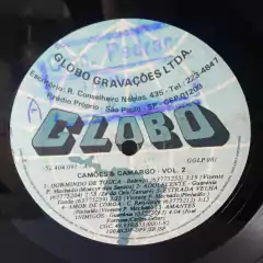 Lp Camões e Camargo vol.2 - Sebo Casa Laranja