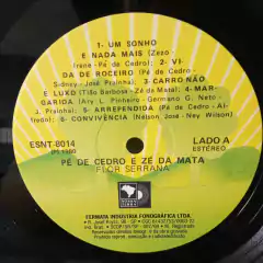 LP Pé de Cedro e Zé da Mata - Flor Serrana na internet