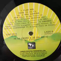 LP Pé de Cedro e Zé da Mata - Flor Serrana - Sebo Casa Laranja