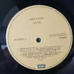 Lp Simone - Face a face - Sebo Casa Laranja