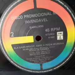 Lp Sarajane - Disco mix ela sabe mexer- Abre a porta morena na internet