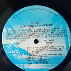 Lp Monetário e Financeiro - Em noite vol.1 - Sebo Casa Laranja