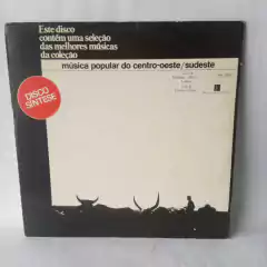 Lp Música Popular do Centro Oeste / Sudeste - Disco síntese