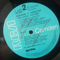 Lp Josemar e Joselito - Recanto Goiano - Sebo Casa Laranja