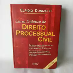 Livro Curso Didático de Direito processual civil - Elpidio Donizetti