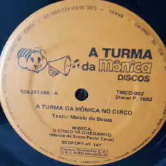 Compacto de Vinil A Turma da Mônica no circo - Sebo Casa Laranja