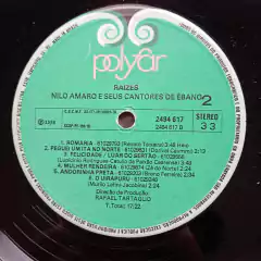 Lp Nilo Amaro e seus cantores de ébano - Raizes na internet