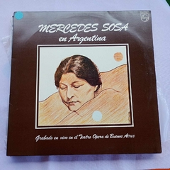 LP Mercedes Sosa - En Argentina (duplo) Gravado ao vivo