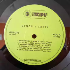 Lp Zenon E Zanin - Disco 1982 na internet