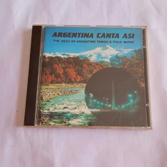 Cd Argentina canta asi - The Best of Argentine Tango & Folk Music Importado - comprar online