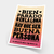 Póster - Afiche / Bien parado o en la lona hay que ser buena persona > LPDA - comprar online