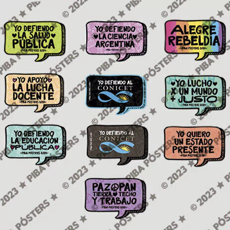 Calco / YO LUCHO! > Piba Pósters