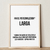 Cuadro / Frase personalizada larga