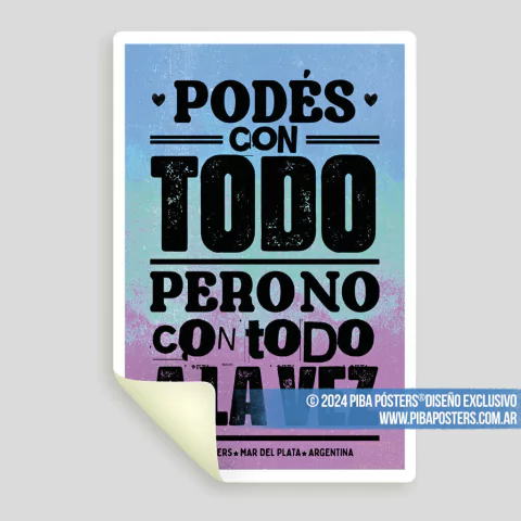 Calco / Podes con todo pero no con todo a la vez