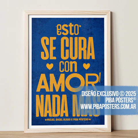 Cuadro / Esto se cura con amor, nada más > Miguel Ángel Russo - comprar online