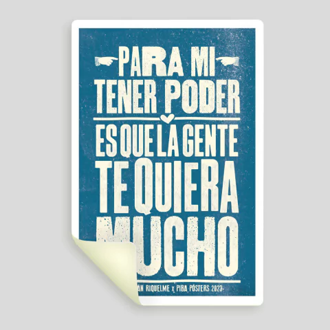Calco / Para mi tener poder es que la gente te quiera mucho > Juan Román Riquelme