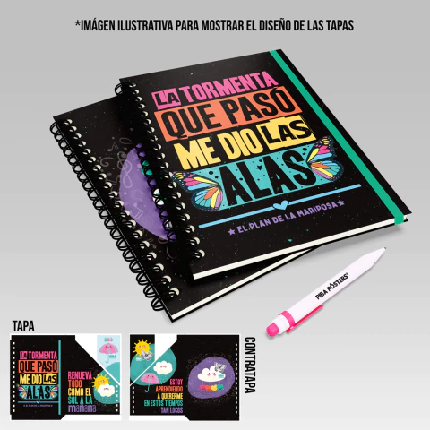 Agendas y cuadernos / La tormenta que pasó me dio las alas > El Plan de la Mariposa - comprar online