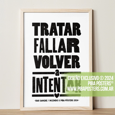 Cuadros / Tratar, fallar, volver a intentar > Incendio