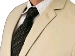 Terno Slim Oxford Premium Bege + Colete - loja online