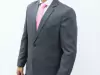 Costume Slim Oxford Premium Cinza Chumbo