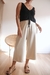 CALÇA MIDI CREME