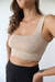 CROPPED TRICÔ Areia - loja online