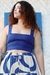 CROPPED TRICÔ AZUL - comprar online