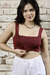 CROPPED TRICÔ MARSALA - comprar online