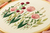 Jardim 05 (20cm) - Quadro Bastidor Bordado à Mão