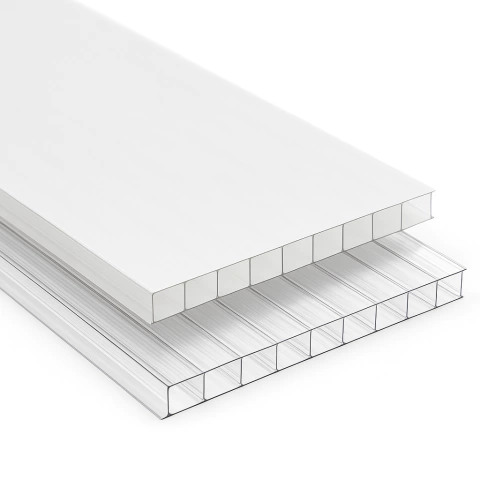 Placa Policarbonato Alveolar 6mm 5.80x2.10mts Blanco - comprar online