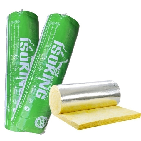 Lana De Vidrio C/ Aluminio ISOKING 100mm X 13.2m2