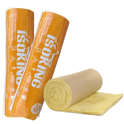 Lana De Vidrio C/ Papel Kraft ISOKING 40mm X 21.6m2 - comprar online