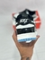 Dunk low preto branco sola azul na internet
