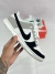 Dunk low cinza preto branco