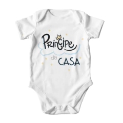 Body Bebê Personalizado Príncipe da Casa | Dona Kraft