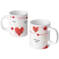 Caneca Xícara Com Foto Coração A Melhor Mãe - comprar online