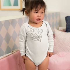 Imagem do Body Bebê Manga Longa Coleção Bichinhos - unidade