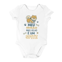 Body Bebê Meu Irmão Mais Velho É Um Spitz Lulu Da Pomerânia - comprar online