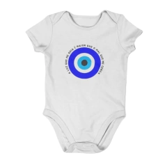 Body Bebê Personalizado Olho Grego | Dona Kraft